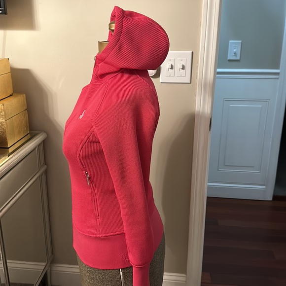 **SOLD ON MERCARI **Spyder pink women’s full zip jacket with hood size small - Picture 3 of 9
